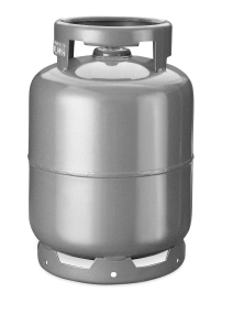 Botijão de gás médio, de 8kg