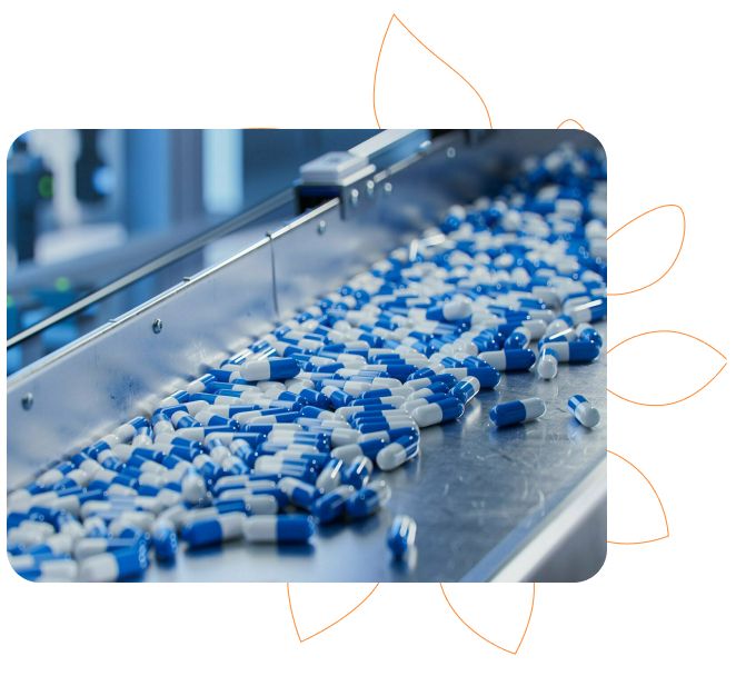 Imagens da GLP na indústria farmacêutica
