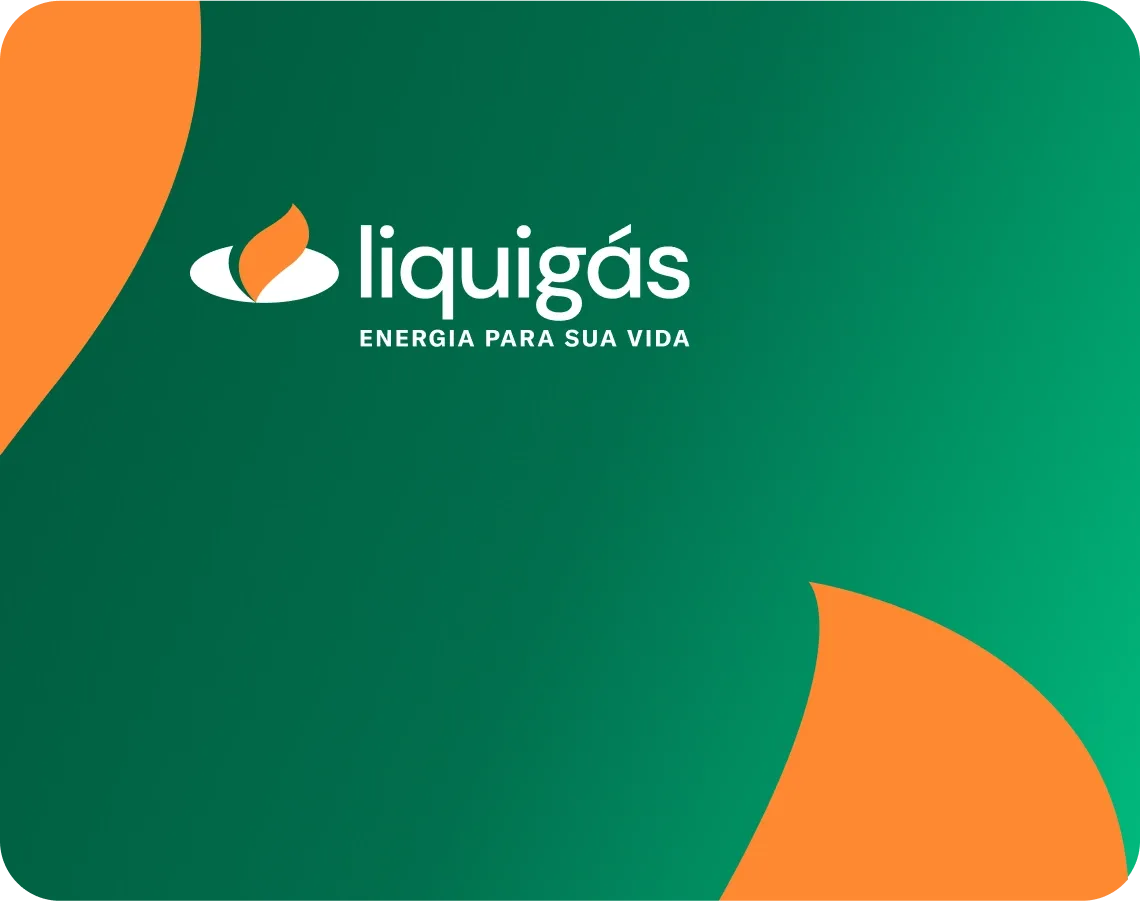 Logotipo Liquigás, com slogan Energia para sua vida